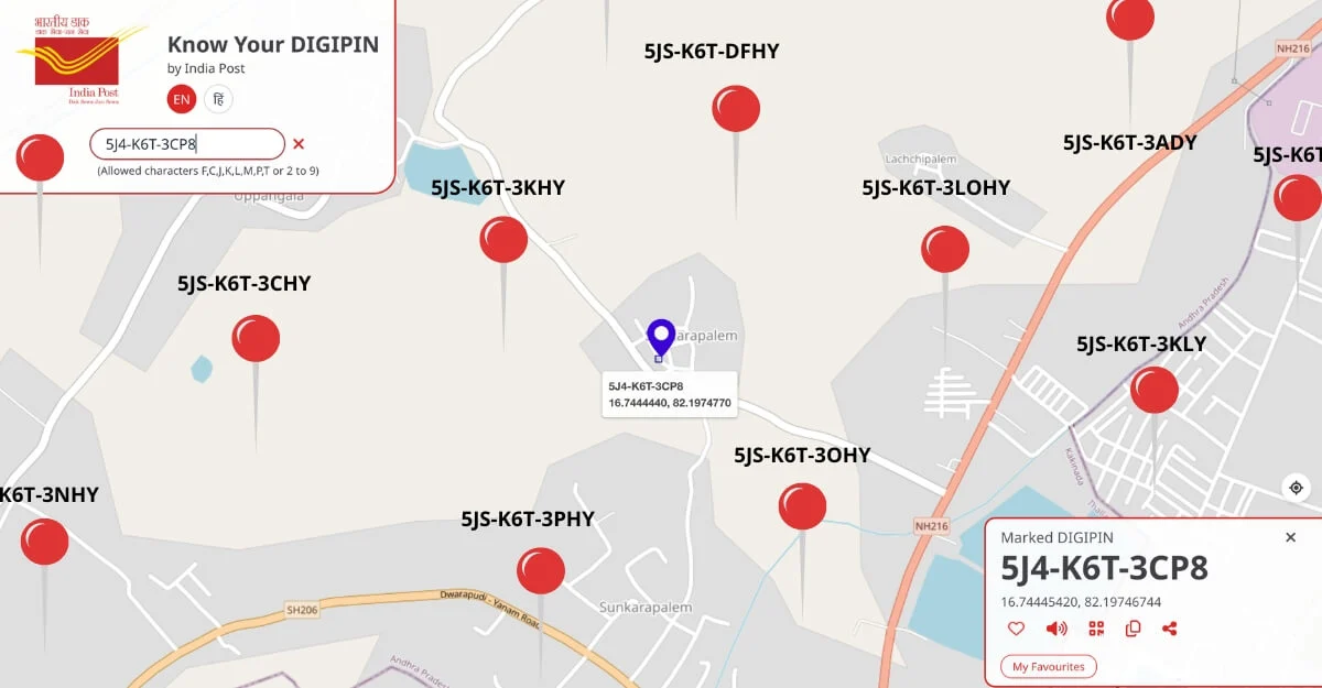 Softpal + DigiPIN for Smart Tracking